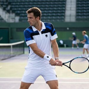 Hydrogen Tennis Color Block Polo Size L